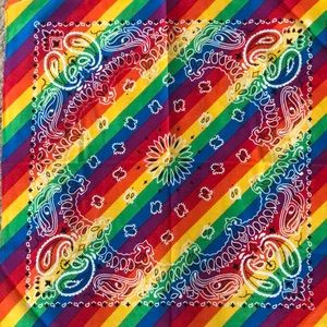 Rainbow bandana